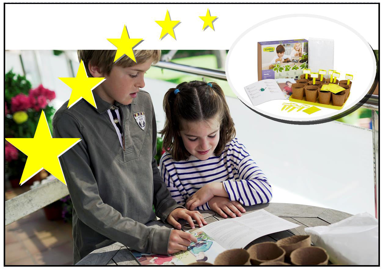 Little green fingers are LOVING the Sembra 'sow and grow your own' kits