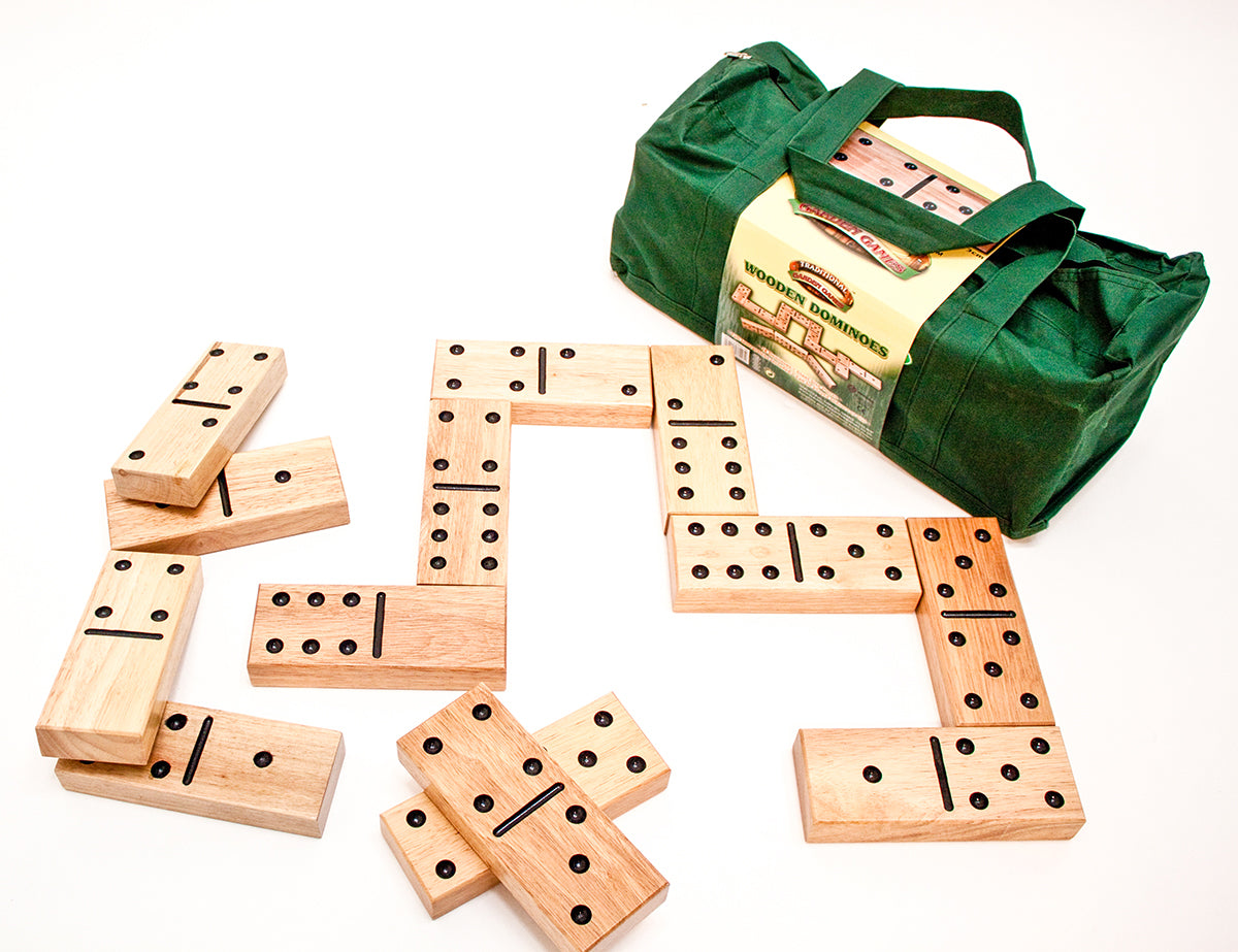 Traditional Garden Games Wooden Dominos