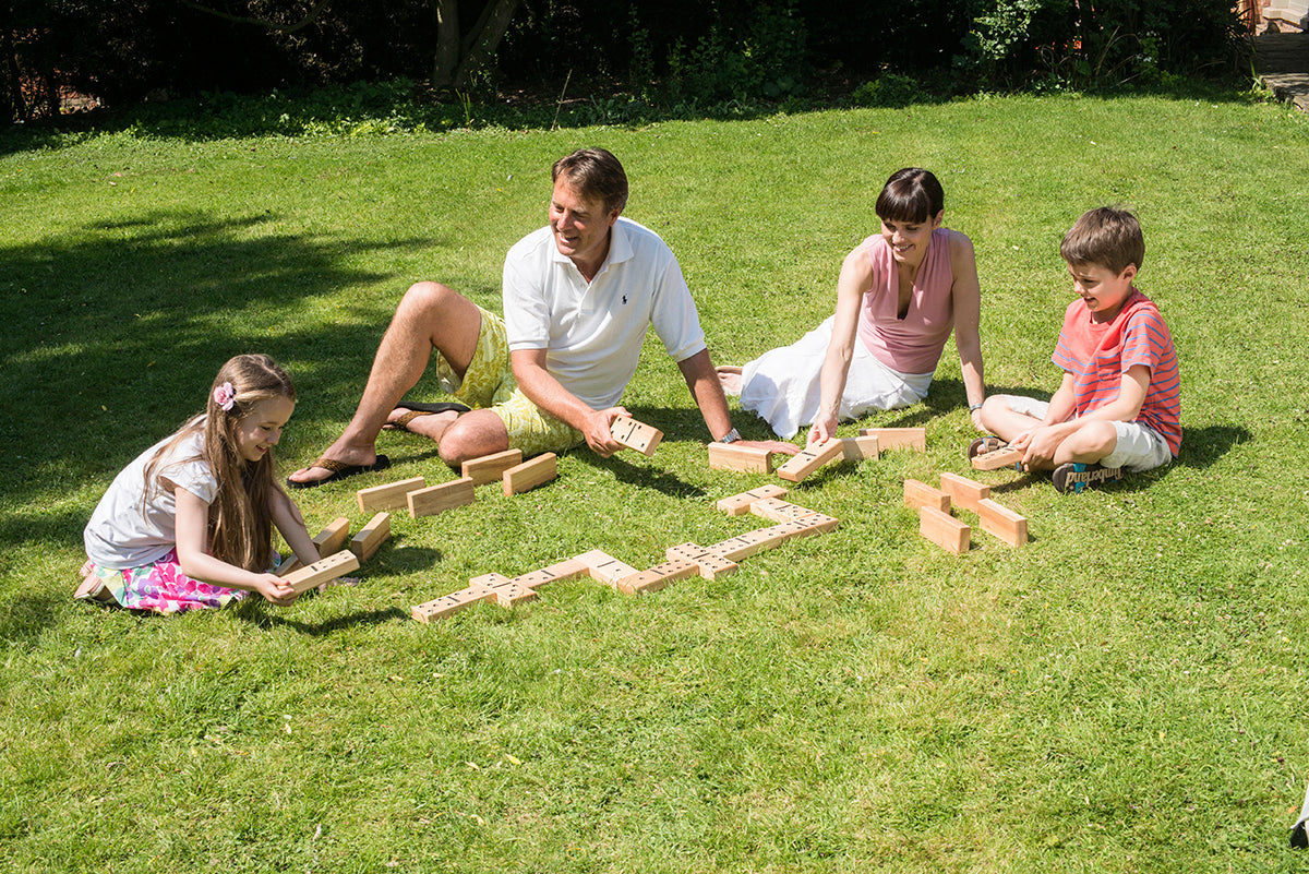 Traditional Garden Games Wooden Dominos
