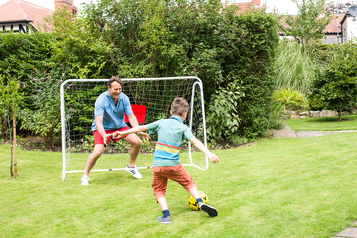 Traditional Garden Games Foldable Football Goal