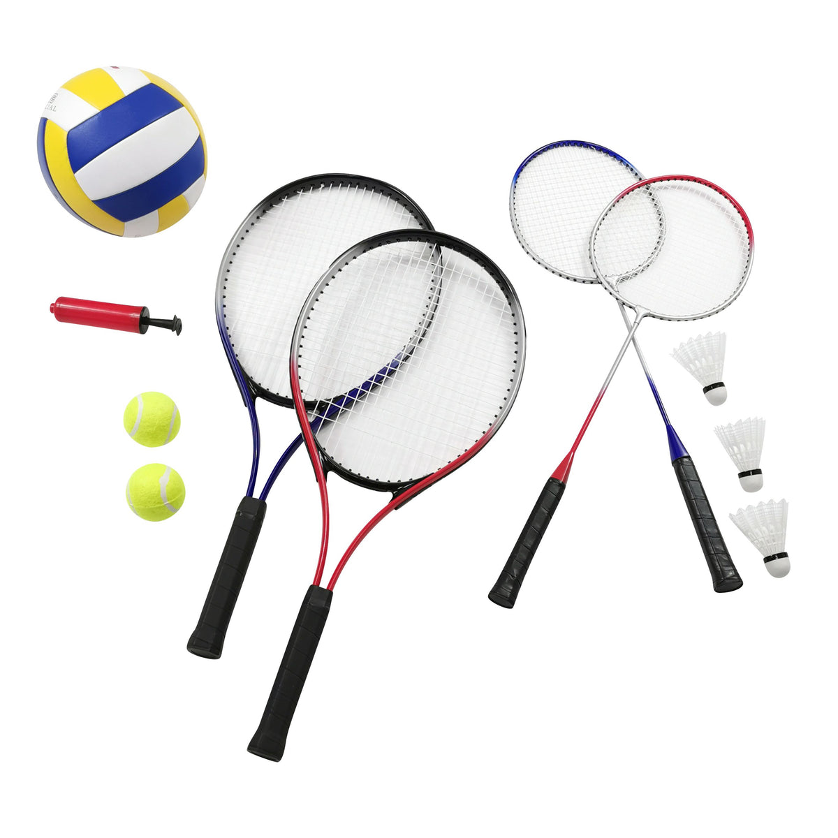 3 in 1 Badminton, Volleyball &amp; Tennis Set with 3m Net