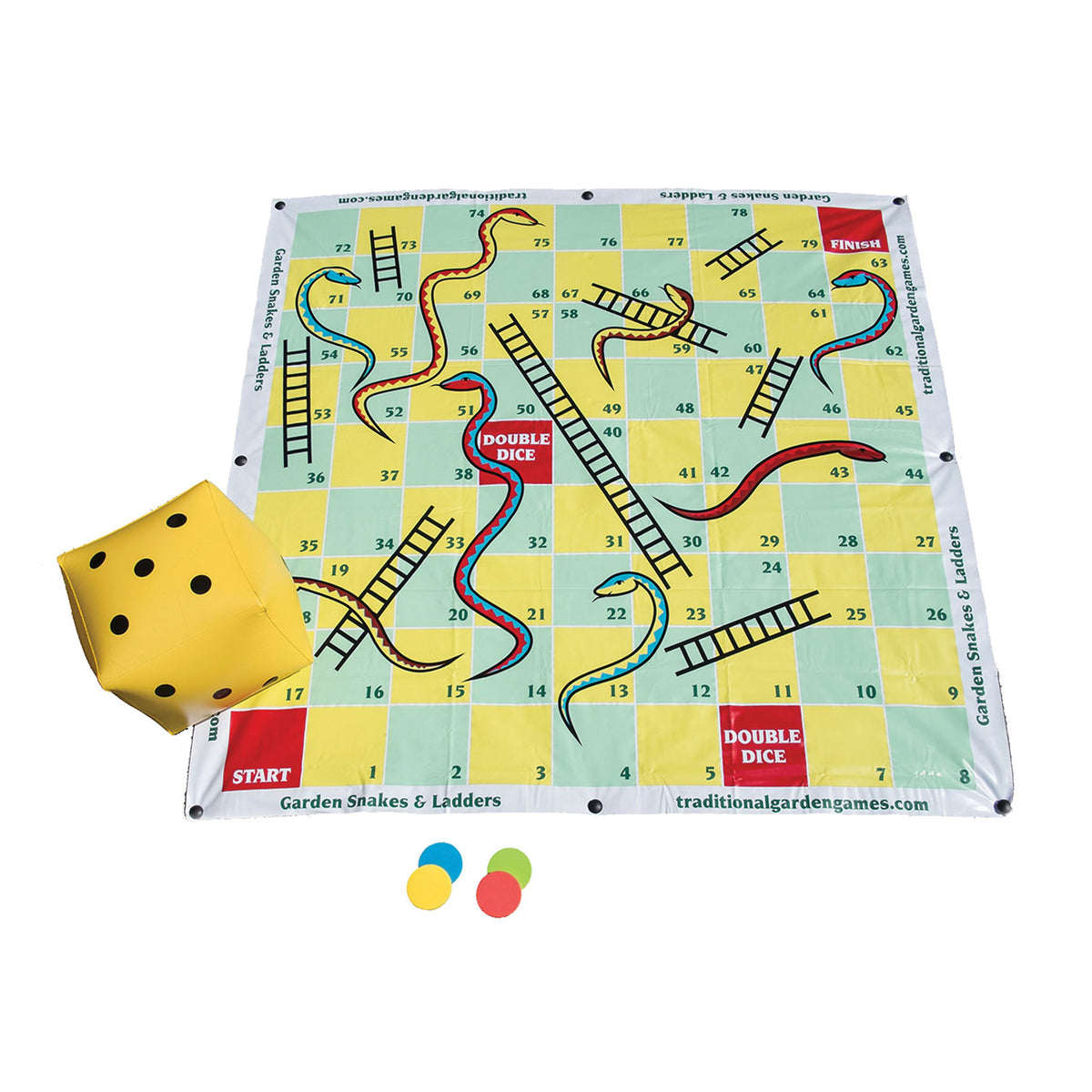 Garden Snakes and Ladders 2m x 2m