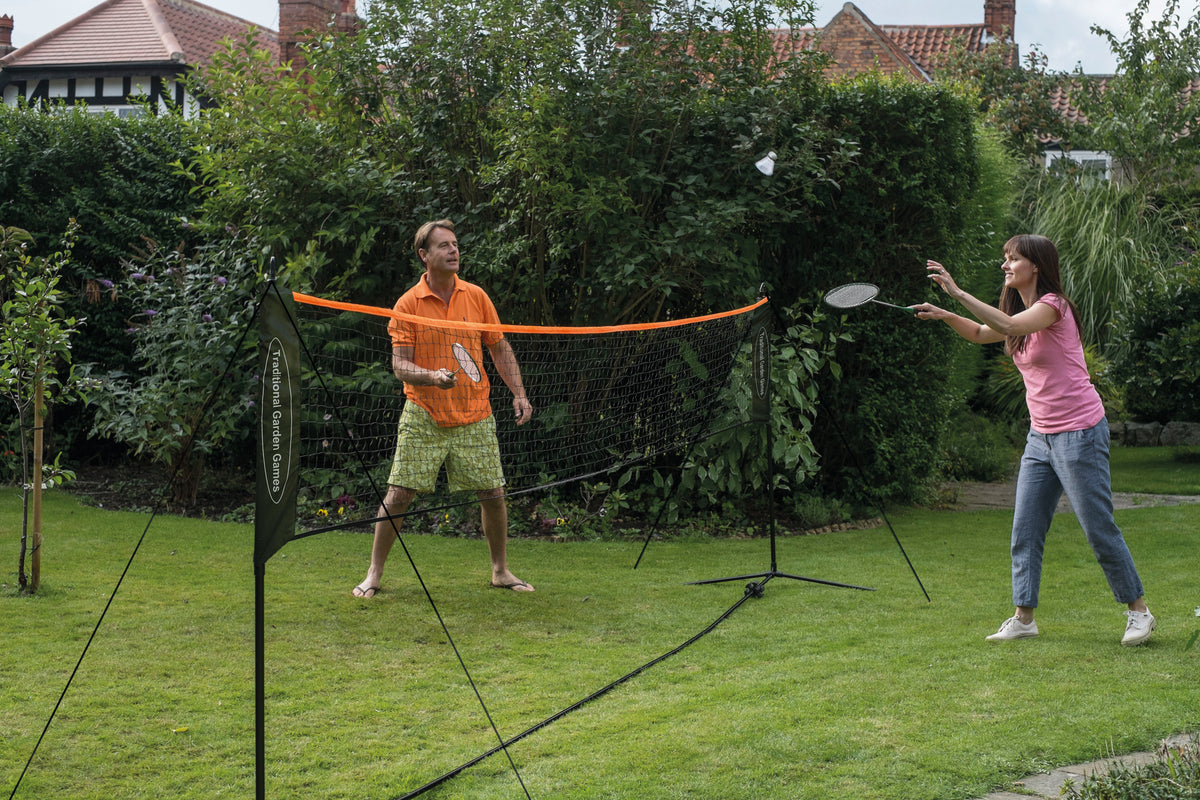 Badminton &amp; Volleyball Set with 6m Net