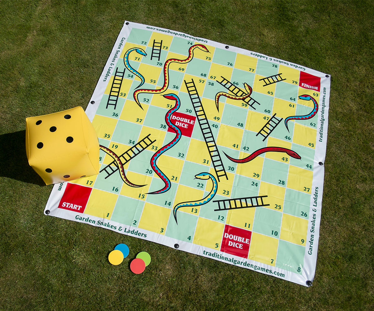 Traditional Garden Games Snakes and Ladders 2m x 2m