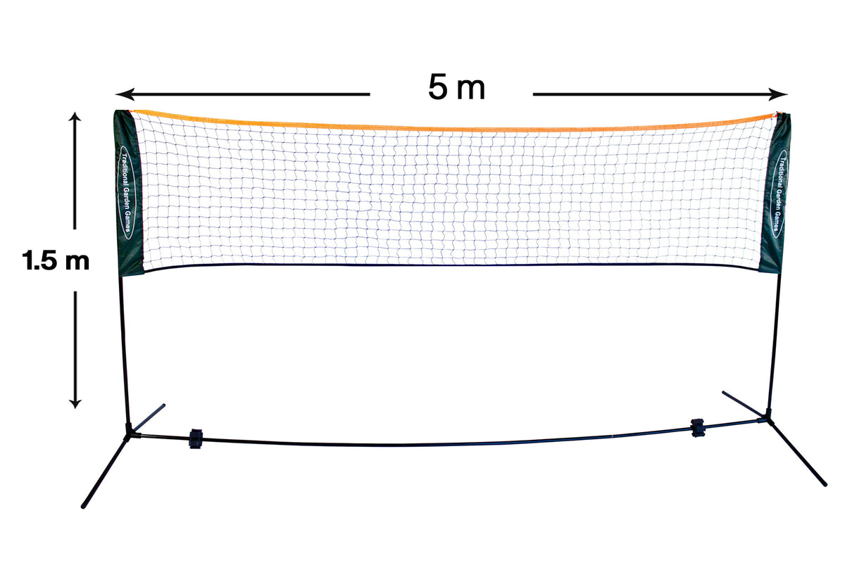 3 in 1 Badminton Volleyball &amp; Tennis Playset with 5m Net