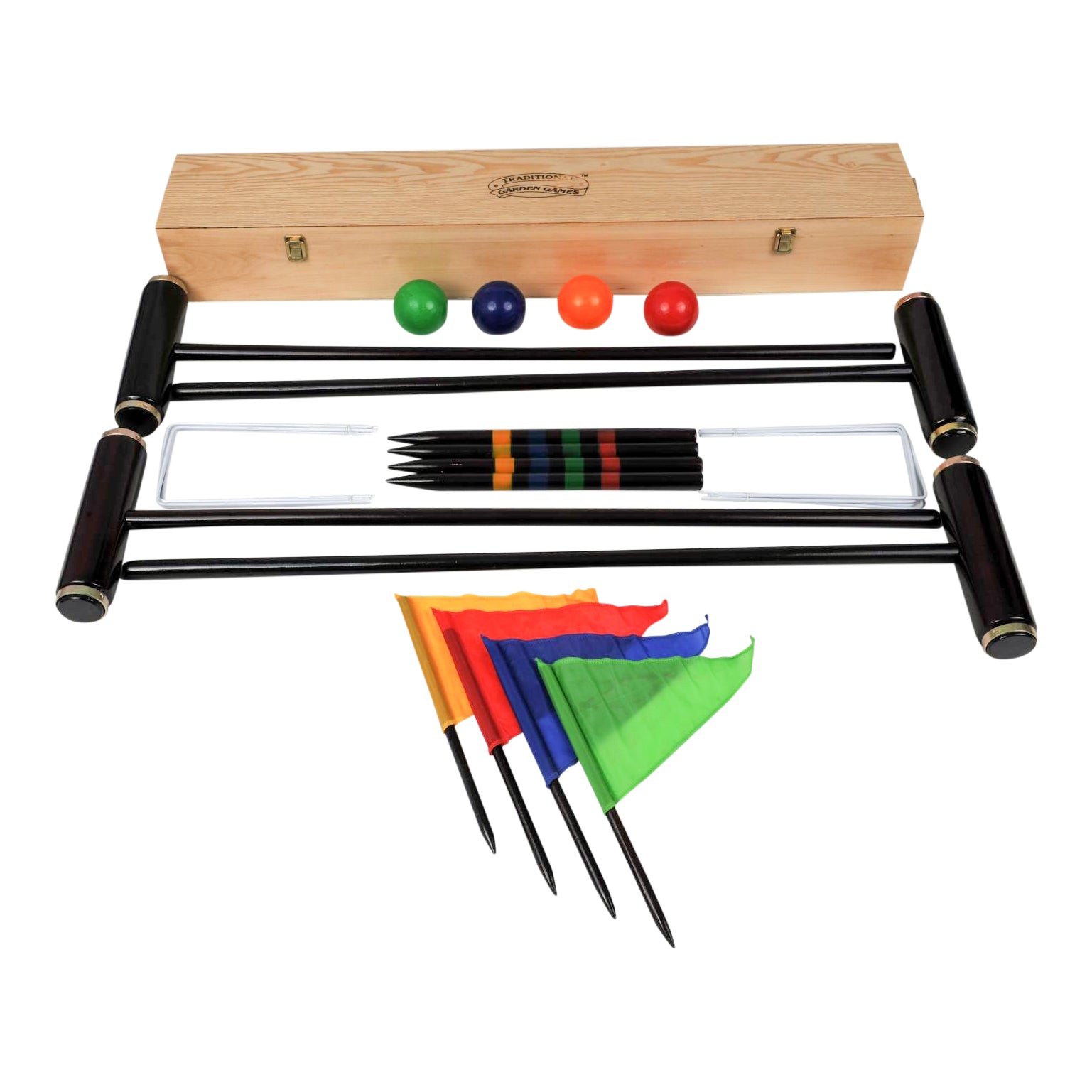 Traditional Garden Games Royal York Croquet Set