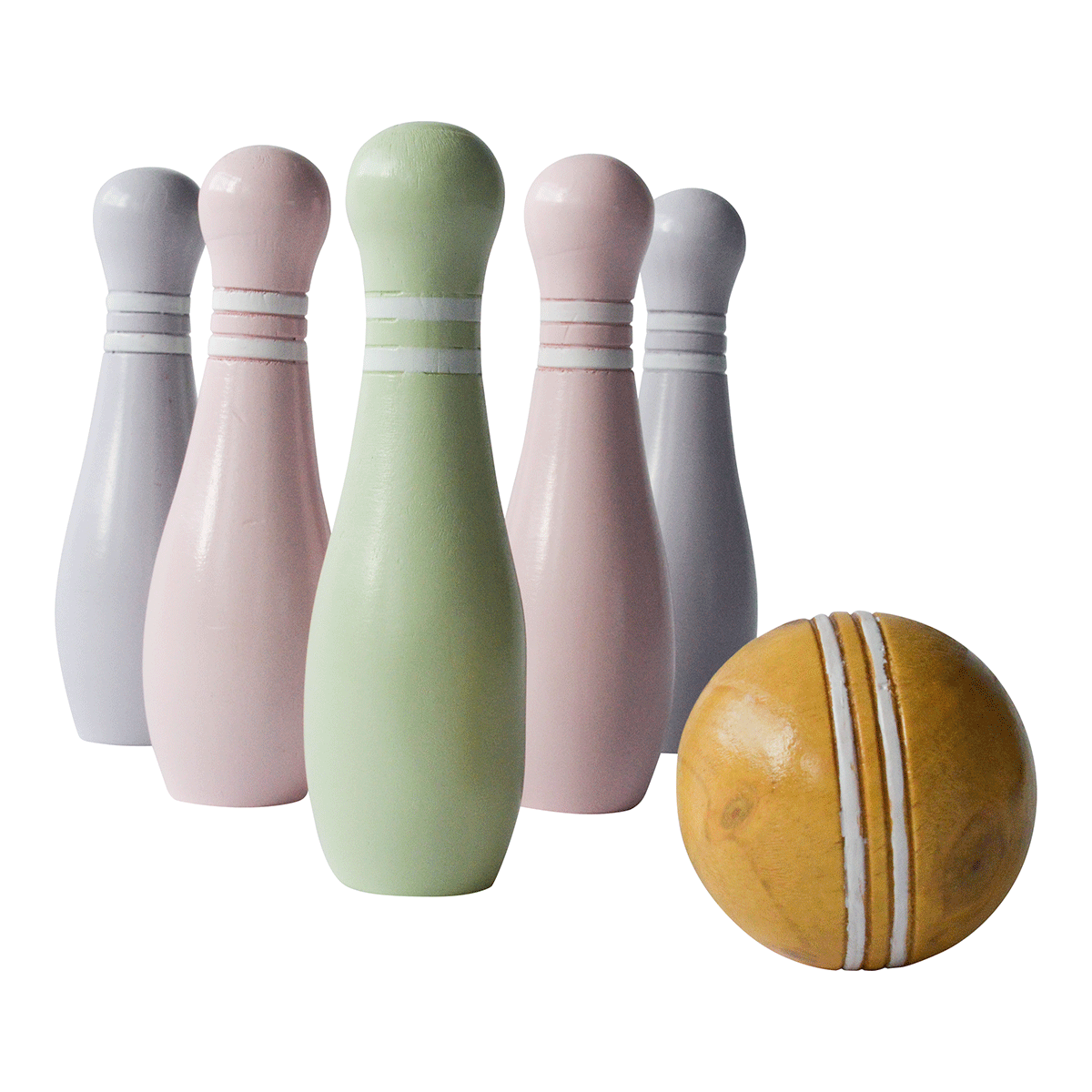 Childrens wooden on sale skittles set