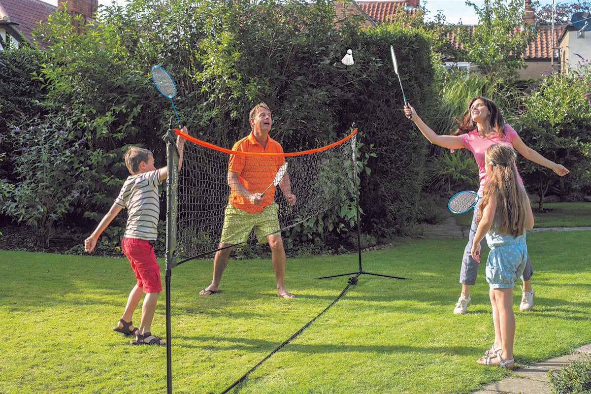 4 Player Badminton Set with 5m Net