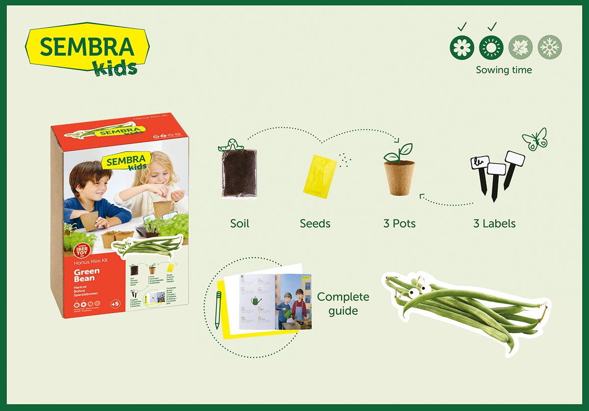 Traditional Garden Games Sembra Green Bean Kit