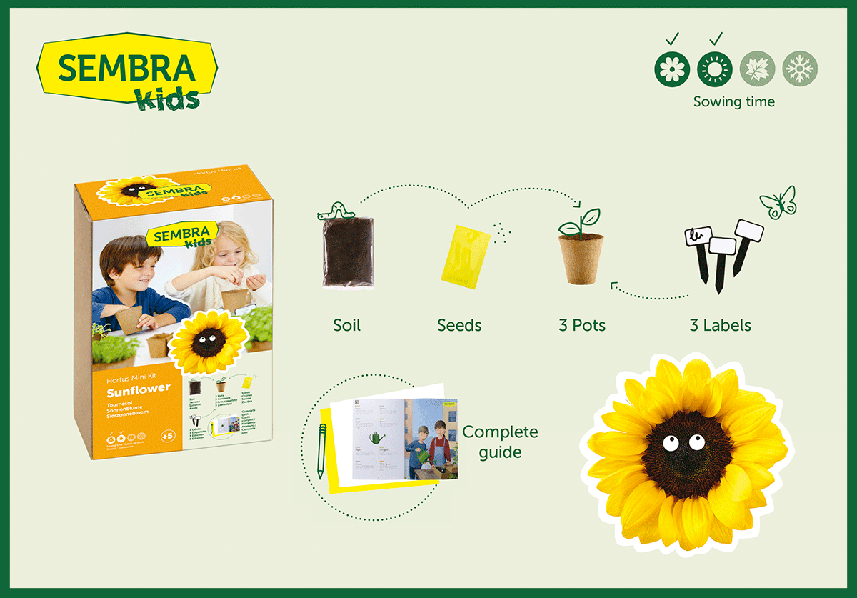 Traditional Garden Games Sembra sow and grow your own kits