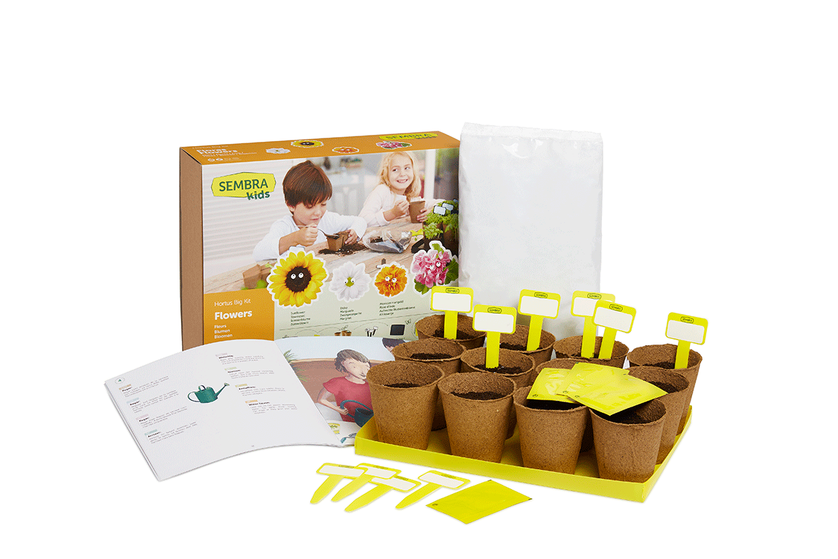 Traditional Garden Games BIG Summer Flowers Kit Contents