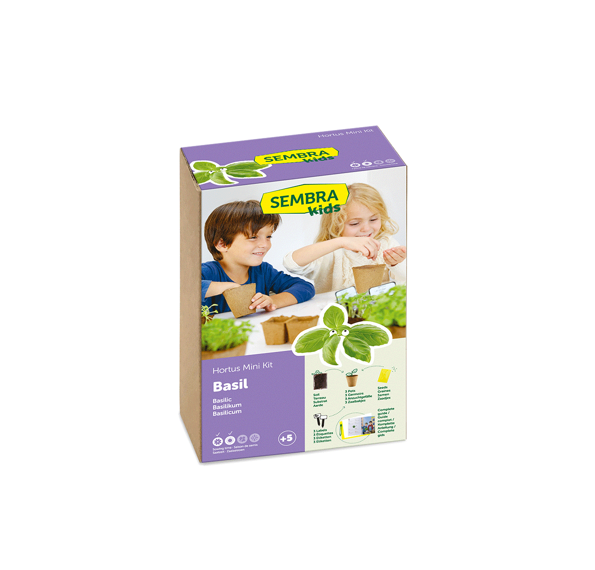 Traditional Garden Games Sembra Basil Kit