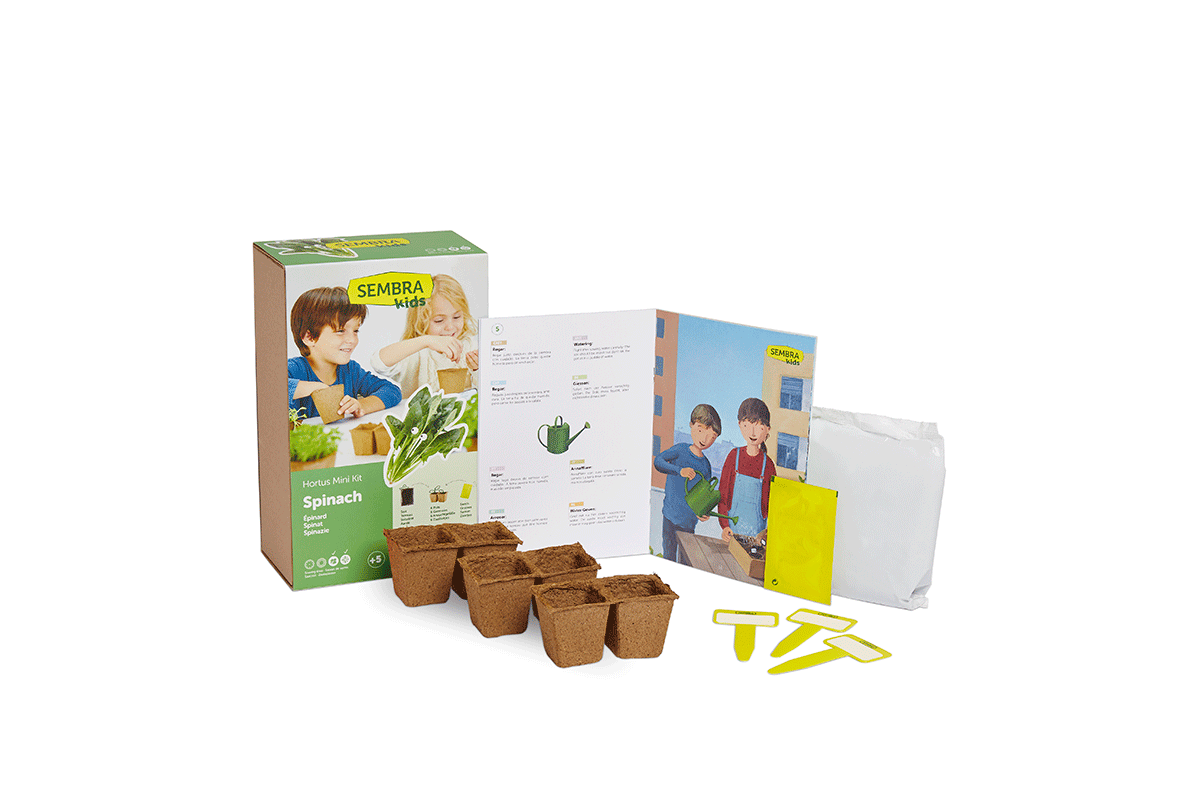Traditional Garden Games Sembra Spinach Kit Contents