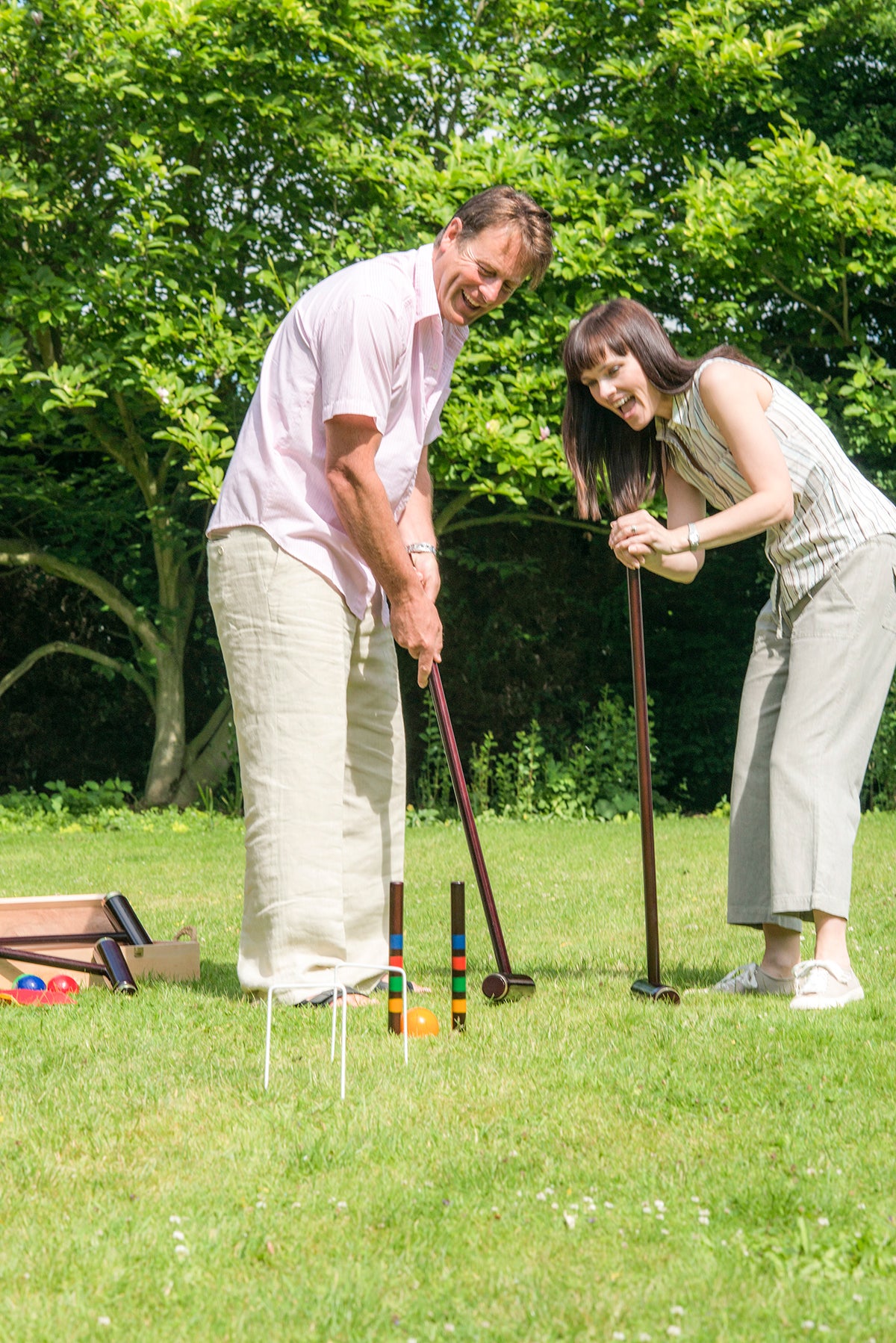 Traditional Garden Games Royal York Croquet Set