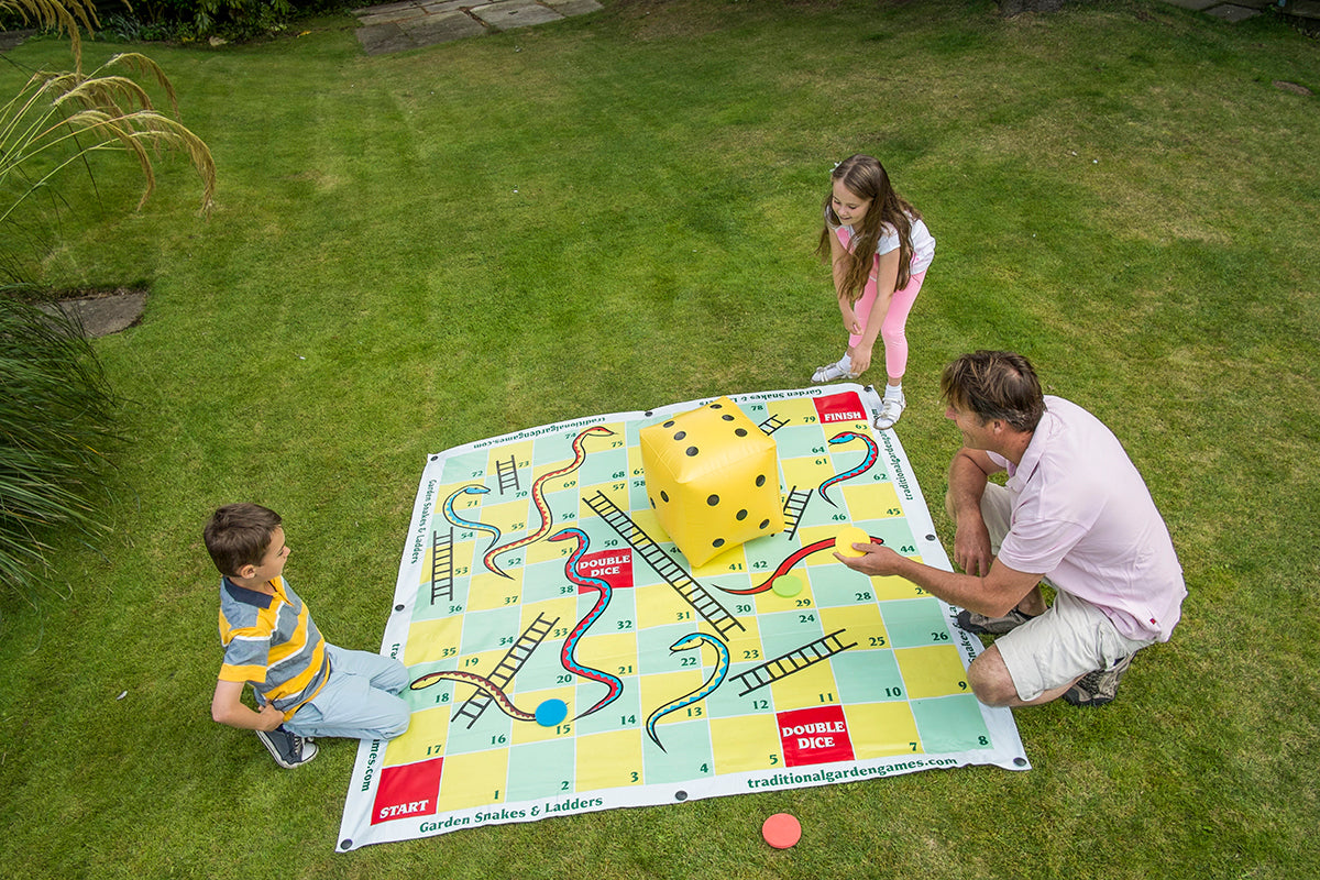 Traditional Garden Games Snakes and Ladders 2m x 2m