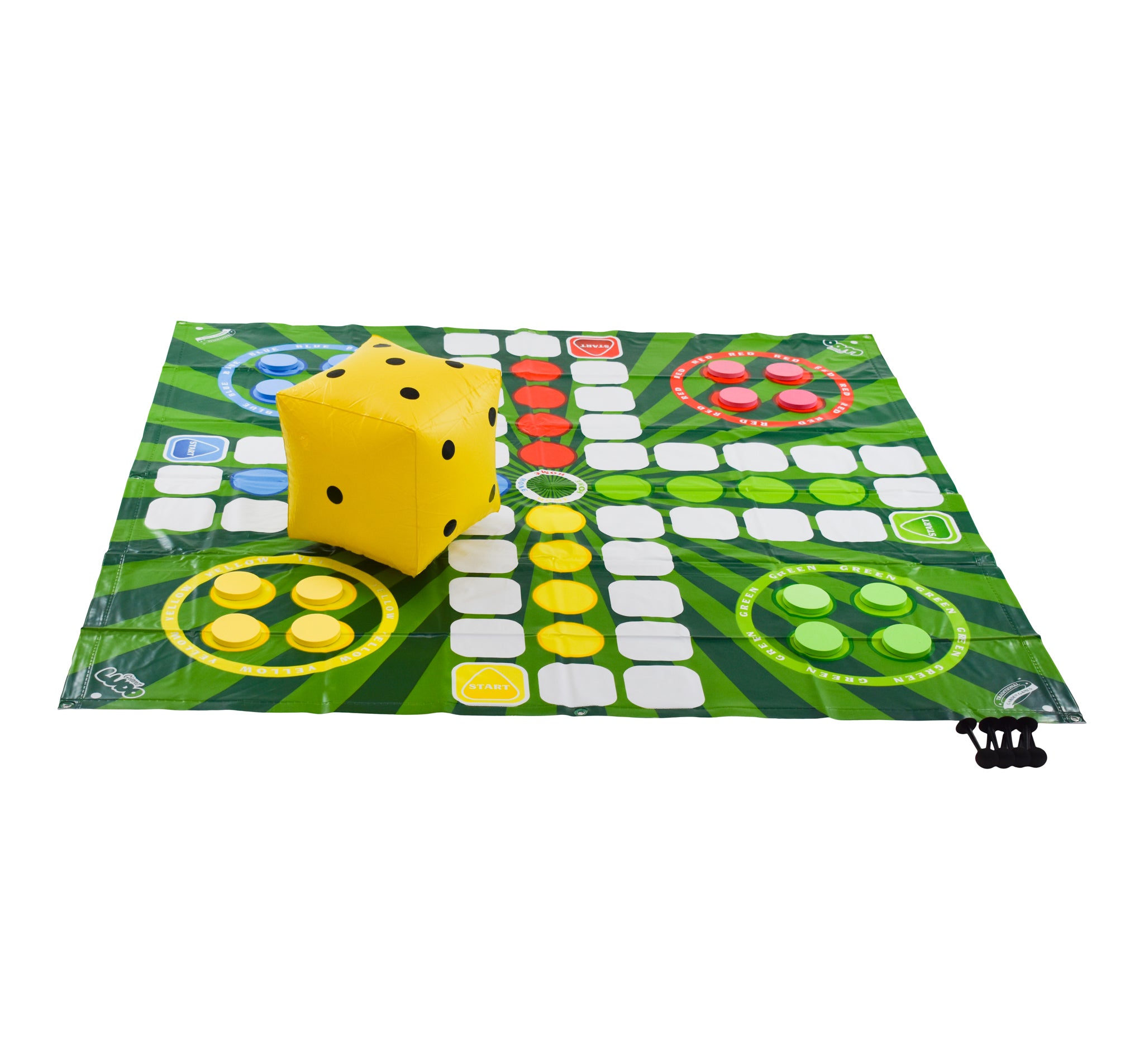 Giant Garden Ludo 2m x 2m (2-4 players) - Traditional Garden Games